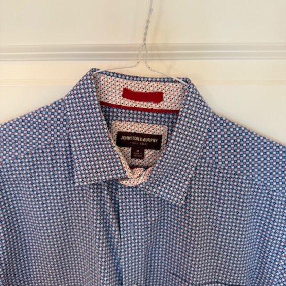 Lot of 4 Johnston & Murphy Printed Cotton Shirts (M) - Picture 7 of 16